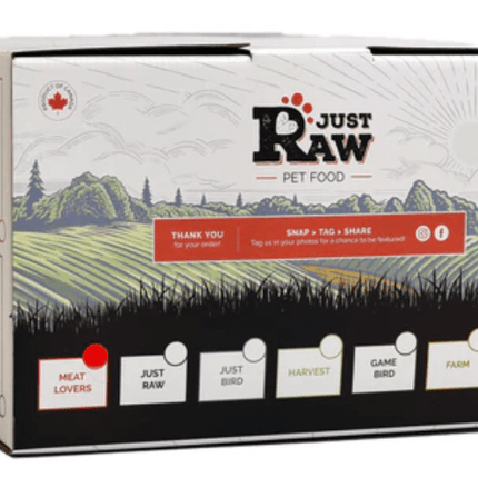JUST RAW PURE MEAT LOVERS COMBO 24LB - Just Simcoe