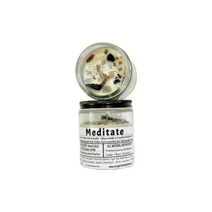 Meditation Crystal Candle - Just Simcoe