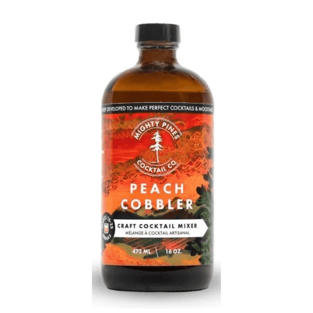 Mighty Pines Cocktail Co. Peach Cobbler Non - Alcoholic Mixer - Just Simcoe
