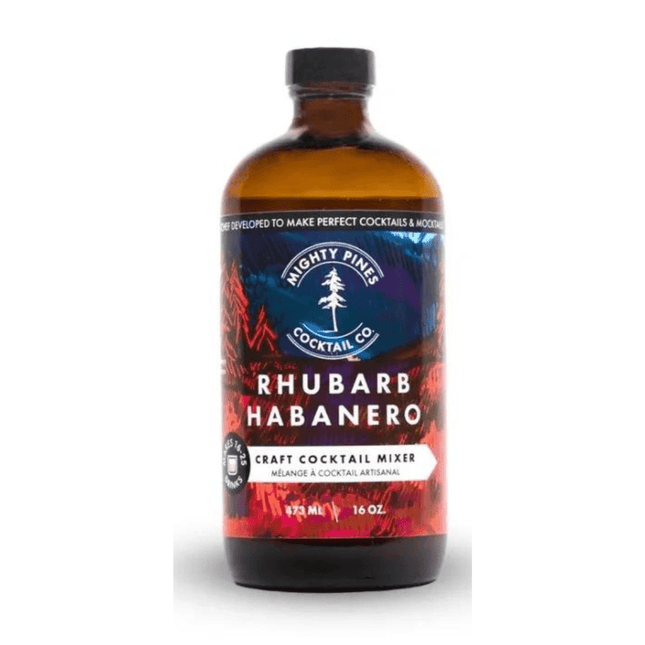 Mighty Pines Cocktail Co. Rhubarb Habanero Non - Alcoholic Mixer - Just Simcoe
