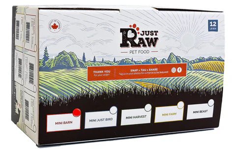 JUST RAW PURE MINI BARN COMBO 12LB - Just Simcoe