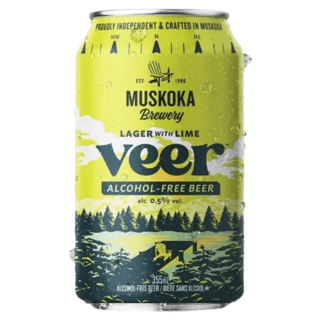 Muskoka Brewery Veer Non - Alcoholic Lager with Lime - Just Simcoe