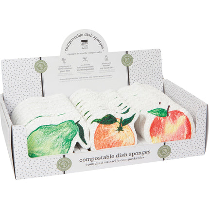 Locally Grown Sponge- Assorted Designs