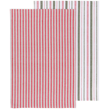 Holiday Recycled Cotton Dishtowels Set of 2