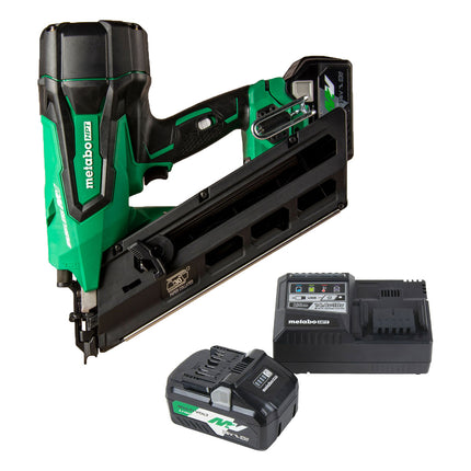 Metabo 30 Degree 36V Cordless Paper Strip Framing Nailer 2.5AH Kit