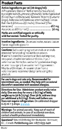 PET WELLBEING NETTLE-EYEBRIGHT GOLD 2OZ