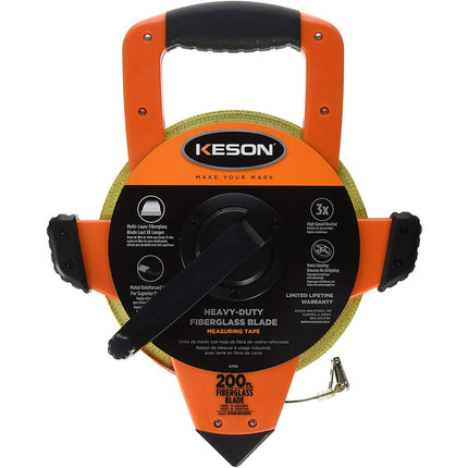 Keson 200' Imperial Fiberglass Tape Measure