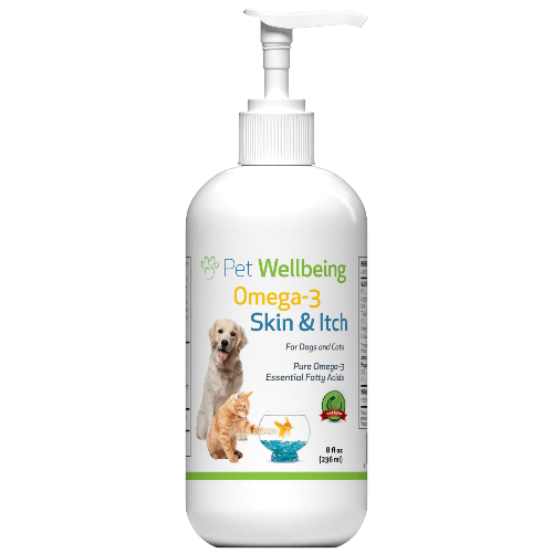 PET WELLBEING OMEGA - 3 SKIN & ITCH 8OZ - Just Simcoe