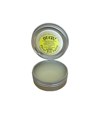 Ouch First Aid Salve. Beeswax+ herbal oils 4oz - Just Simcoe