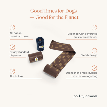 Pooie Vuiton Eco Friendly Dog Poop Bags