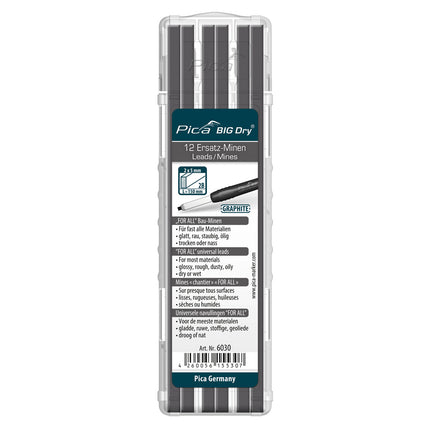 Pica Big Dry Refill-set for all Graphite