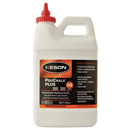 Keson Permanent Ultra Red Chalk 3lb