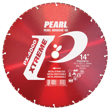 Pearl Px 4CW14 Xtreme PX-4000 Diamond Wheel 14" x .125 x 1", 20mm