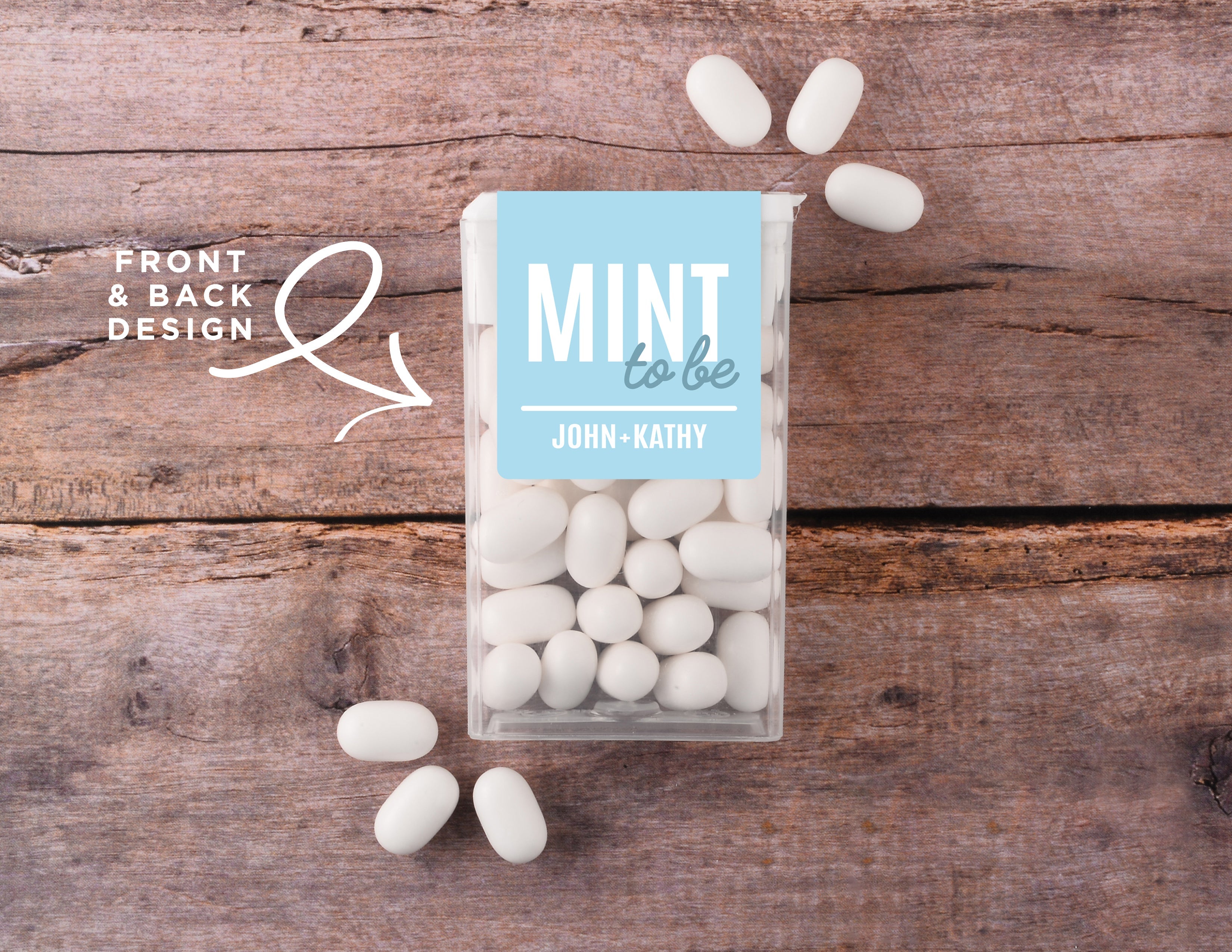 Personalized Mint To Be | Tic Tac Favour Labels (Set Of 12)