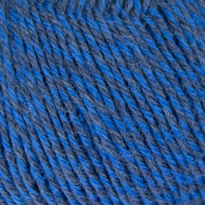 Rellana Garne Flotte Socke Mouline 4-Ply - 1645 Blue/Grey