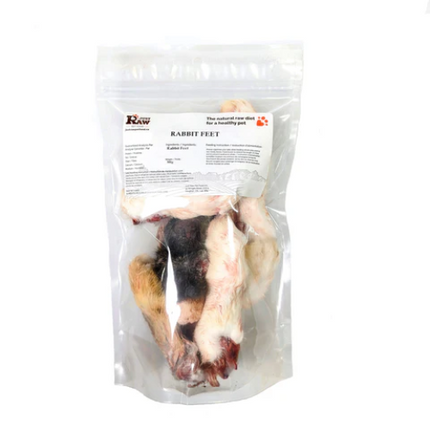 JUST RAW RABBIT FEET 454G