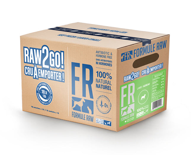 FORMULA RAW R2G LAMB 18X1LB