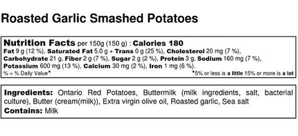 Roasted Garlic Smashed Potatoes 600g