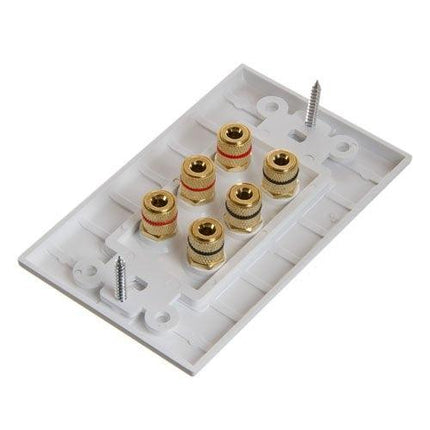 Wall Plate for 3 Speakers - TEXONIC AV Inc