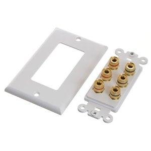 Wall Plate for 3 Speakers - TEXONIC AV Inc