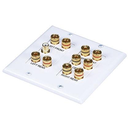 2-Gang 5.1 Surround Sound Wall Plate - TEXONIC AV Inc