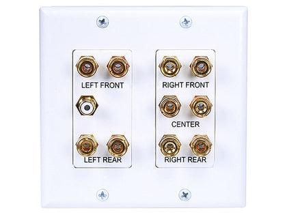 2-Gang 5.1 Surround Sound Wall Plate - TEXONIC AV Inc