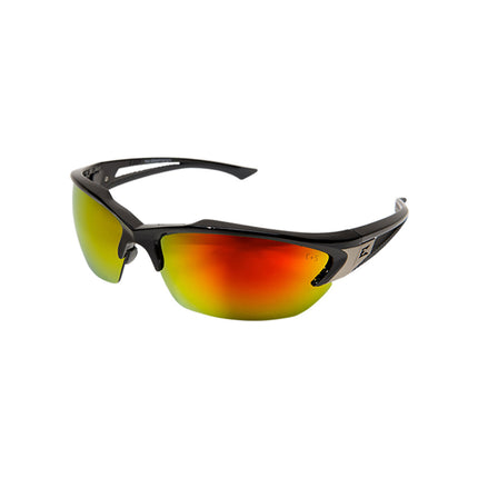 Edge KHOR Aqua Red Mirror Lens Safety Glasses