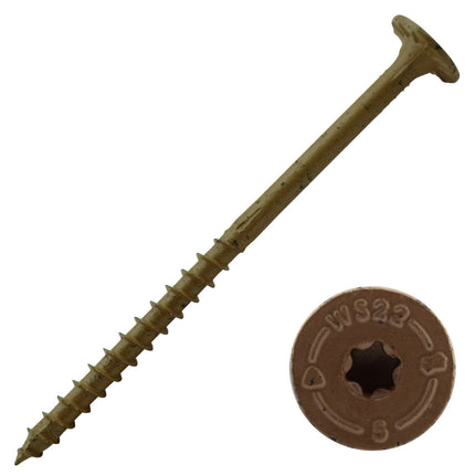 Strong-Drive SDWS Timber Screw (Exterior Grade) — 0.220" x 10" T40 (Qty: 100)