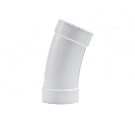 Elbow PVC pipe fitting for Retraflex retractable hose - 22.5° - very long - radius - JustSimcoe.ca