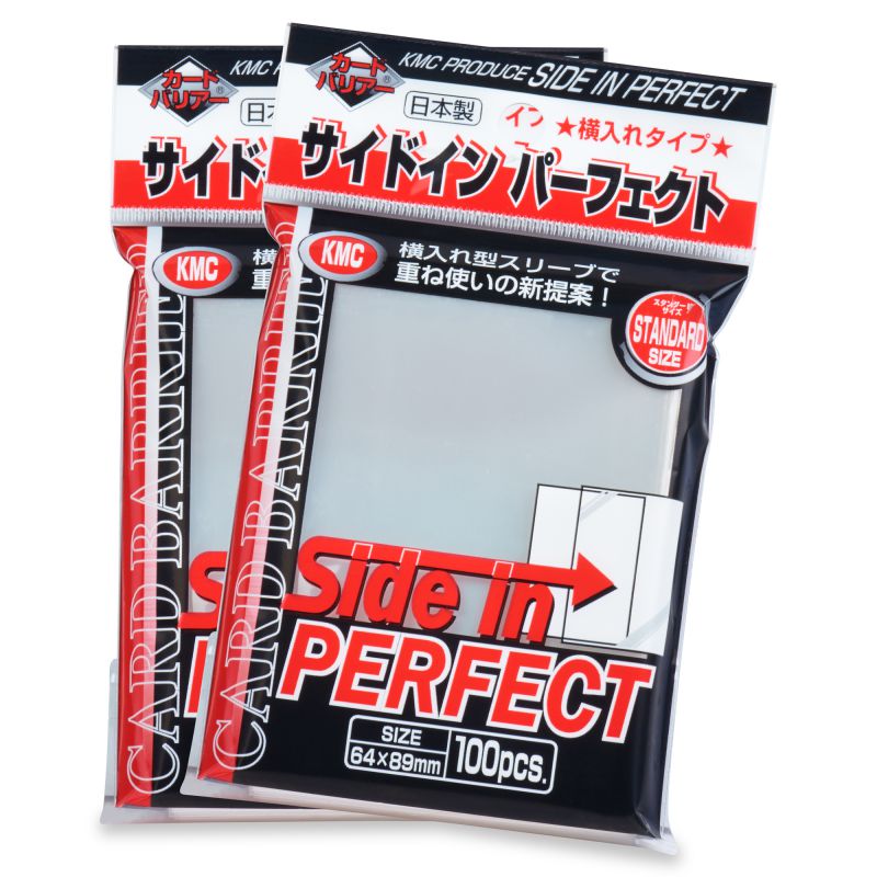 100ct KMC Side In Perfect Fit Standard Size Deck Protectors