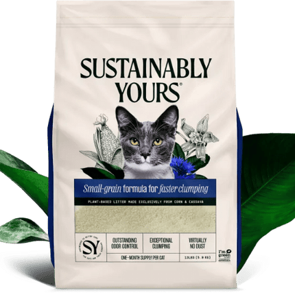 SUSTAINABLY YOURS CAT LITTER PLUS 26LB - Just Simcoe