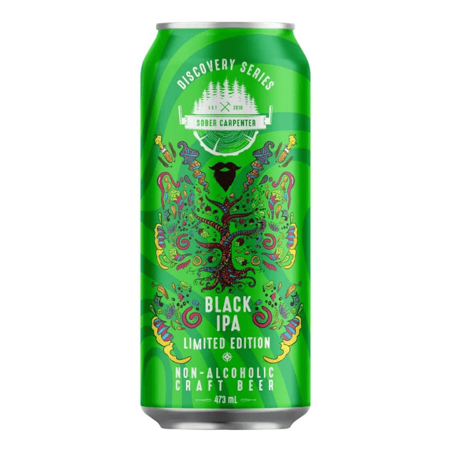 Sober Carpenter Limited Edition Non - Alcoholic Black IPA - Just Simcoe