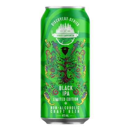 Sober Carpenter Limited Edition Non - Alcoholic Black IPA - Just Simcoe