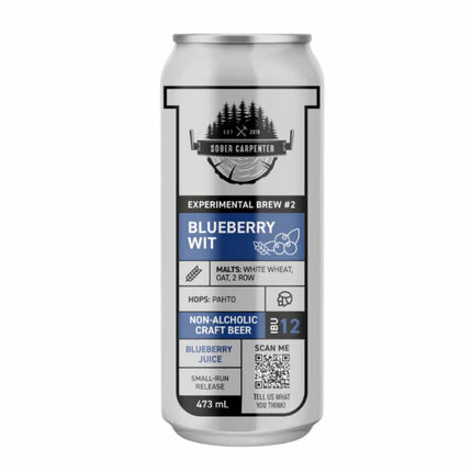 Sober Carpenter Non-Alcoholic Blueberry Wit (Limited Edition Craft Beer)