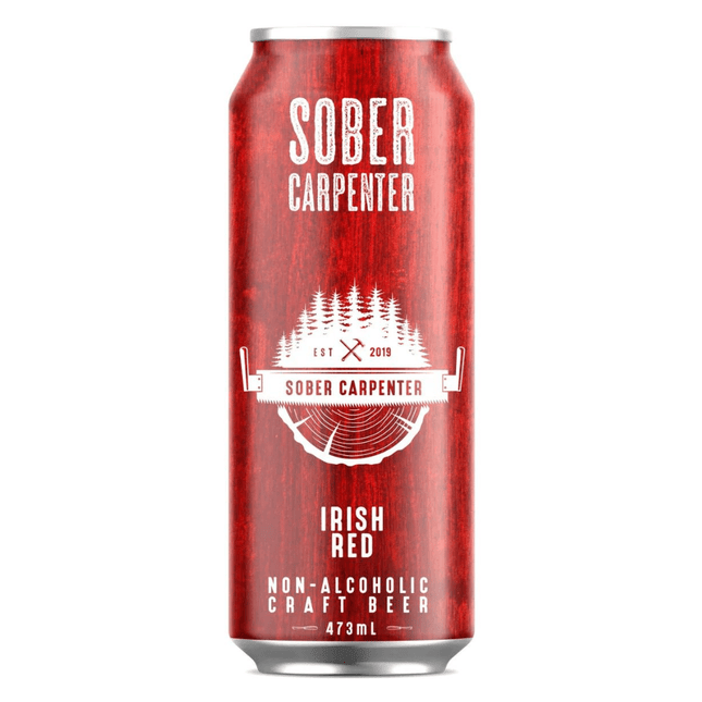 Sober Carpenter Non - Alcoholic Irish Red Craft Beer - Just Simcoe