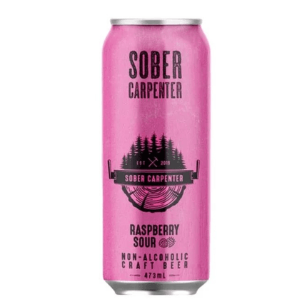 Sober Carpenter Non - Alcoholic Raspberry Sour Craft Beer - Just Simcoe