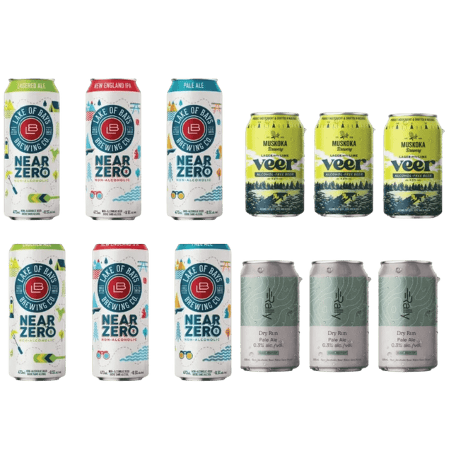 Sober Sampler: Muskoka Mixer Non - Alcoholic Beer 12 Pack - Just Simcoe