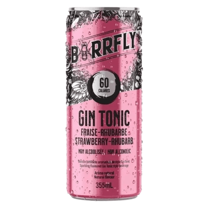 Barrfly Non - Alcoholic Strawberry - Rhubarb Gin & Tonic - Just Simcoe