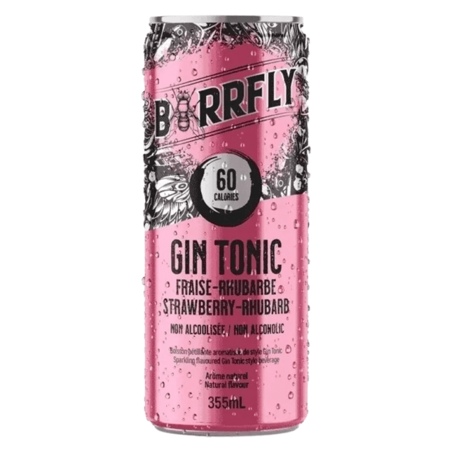 Barrfly Non - Alcoholic Strawberry - Rhubarb Gin & Tonic - Just Simcoe