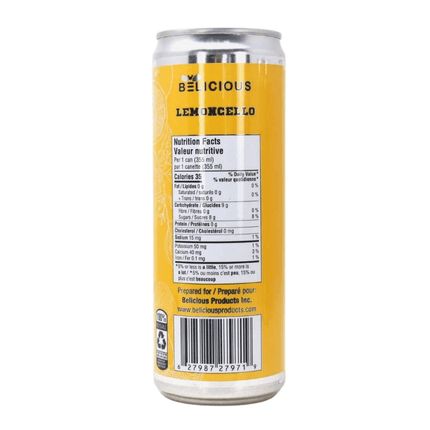 Belicious Lemoncello Raw Honey Sparkling Beverage - Just Simcoe