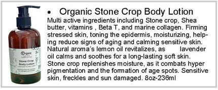Stone Crop Body Lotion 8oz - Just Simcoe