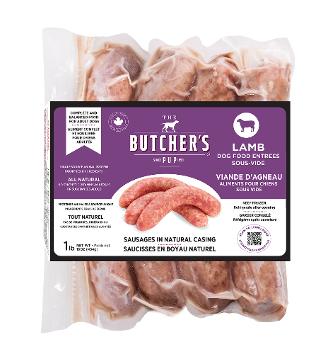 BUTCHER'S PUP SAUSAGE LAMB 1LB