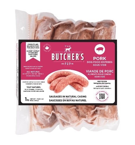 BUTCHER'S PUP SAUSAGE PORK 1LB - Just Simcoe