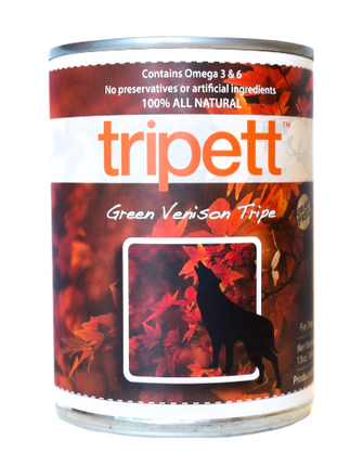 TRIPETT GREEN VENISON TRIPE DOG CAN 396G