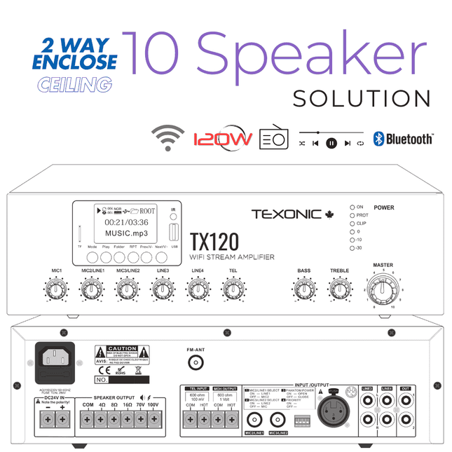 Stream High-Quality Background Music with Our Network Audio System - TEXONIC AV Inc