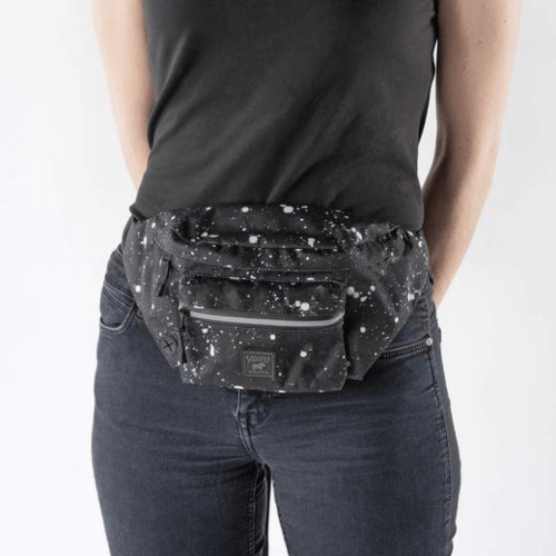 CAN POOCH FANNY PACK BLACK SPLATTER - Just Simcoe