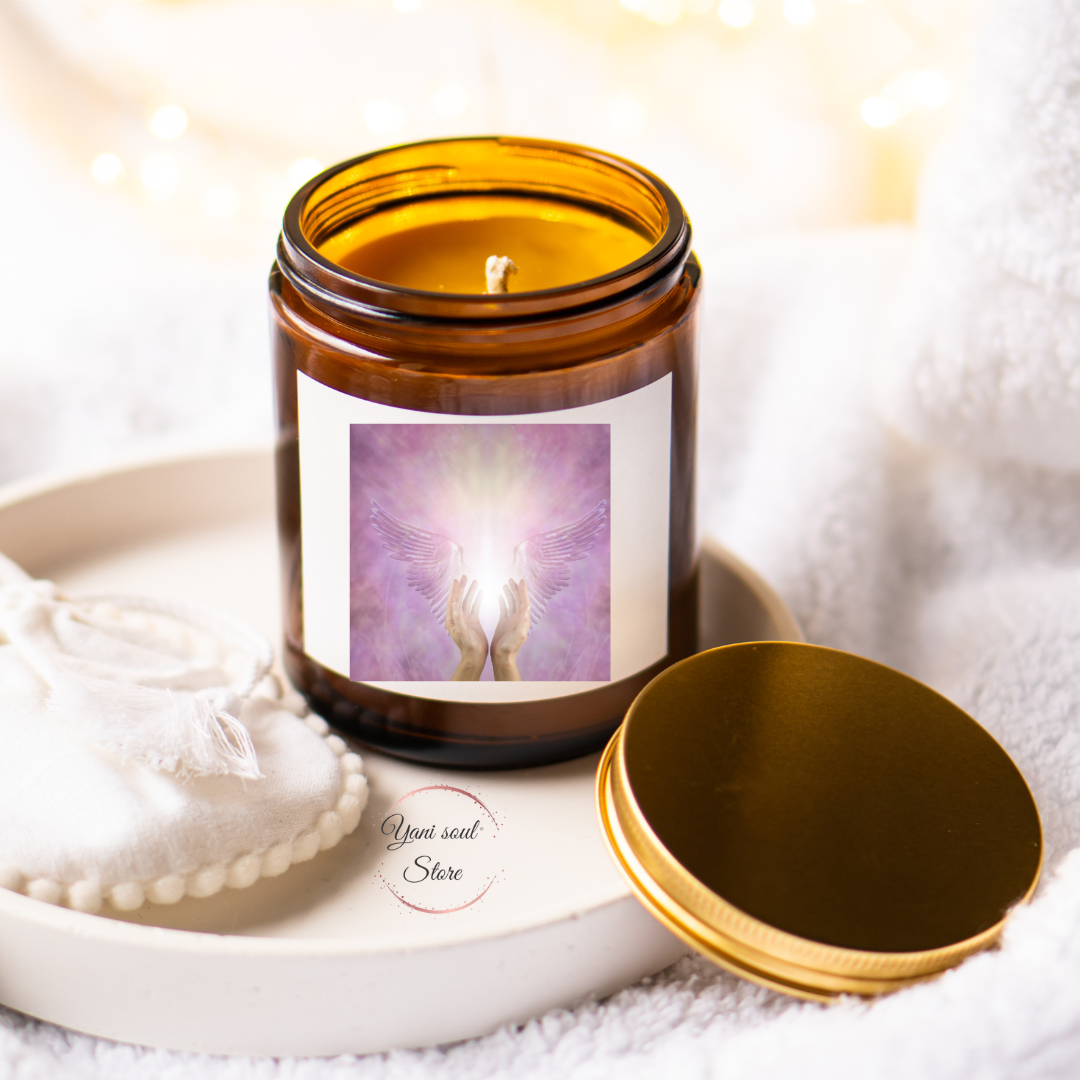 Channel the Power of the Archangels with Our Soy Wax Candles Angel of Love