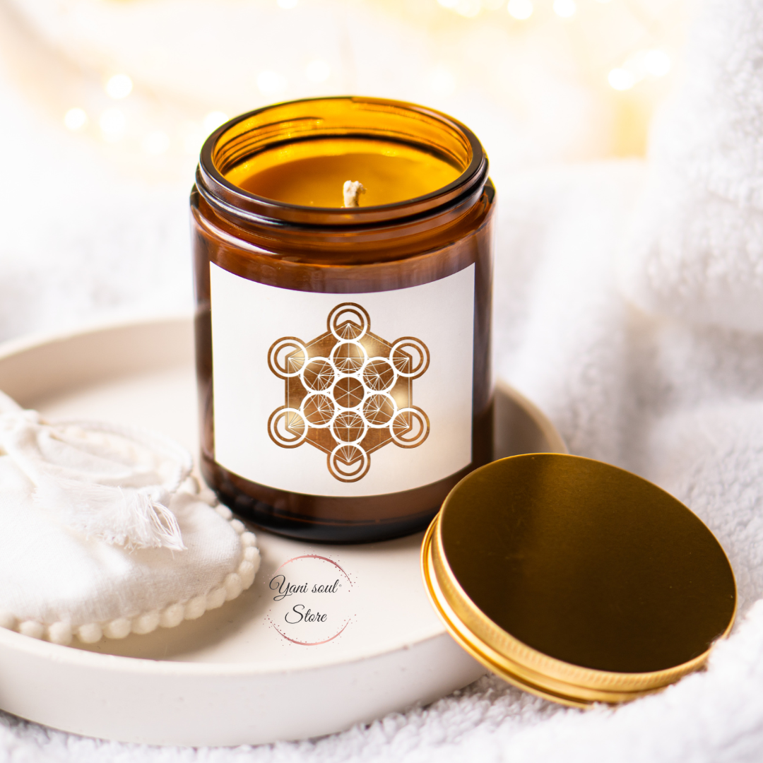 Connect with the Divine Wisdom of Archangel Metatron through Our Soy Wax Candle