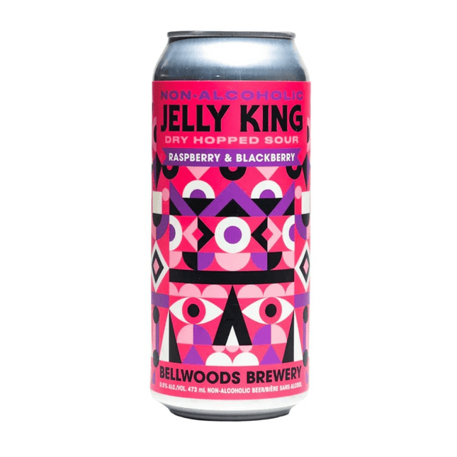 Bellwoods Brewery Non - Alcoholic Jelly King Dry Hopped Sour Raspberry & Blackberry - Just Simcoe