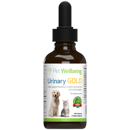 PET WELLBEING URINARY GOLD 2OZ